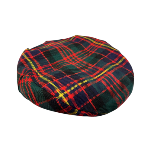 100% Regimental Scottish Tartan Winter Wool Flat Cap - Cameron Erracht Modern