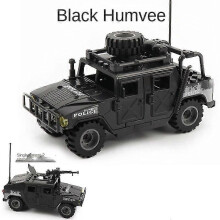 (As show, Black humvee) Diy Assembly Model Car Off-road Jeep Assembly Toy 773 Hummer Car Boy Military Vehicle Military Building Blocks