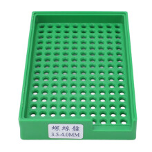Easy To Use Screws Storage Tray Sturdy Durable Structure Anti Static PP Material Screws Tray V Shaped Lead In Hole Slotted Design For Home Repair