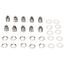 Audio Gear Essential, 5Pin Male Plug For Microphone Connections, Durable Metal Construction With Nickel Plating, Upgrade Your Studio Or Live
