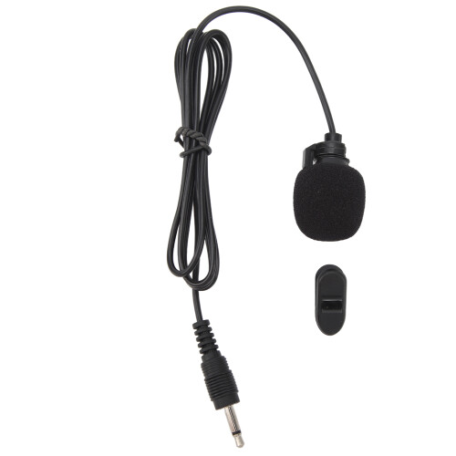 Mini Omnidirectional Lavalier Microphone 3.5mm Noise Reduction Portable 1