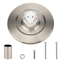 Satin Nickel Shower Trim Kit Compatible with Moen T470 31661SN Chateau Handle Replacement Set