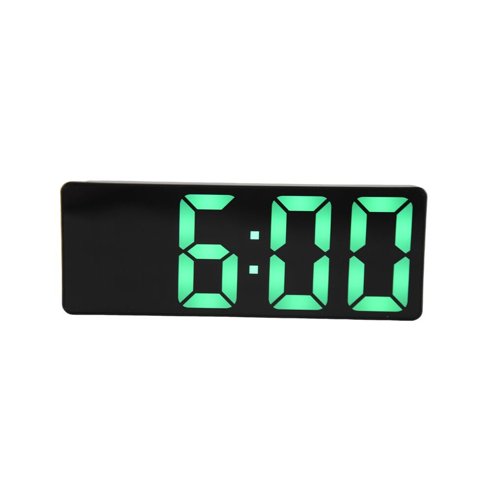 Alarm Clock, Led Clock For Bedroom, Electronic Desktop Clock With Temperature Display, Adjustable Brightness(Green) Green 4712094660614