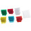 120 Sets Multicolor Hanging File Folder Tabs with Blank Inserts 2 Inches Plastic Hanging File Tabs for Hanging Folders 1