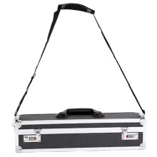 Knife Storage Case with Dual Combination Locks, Durable Aluminum Chef Knife Case with Strap, 19.7x4.7x4.7 Inch