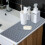 Silicone Square Dish Drying Mat Drain Pad Water Filter Table Placemat Kitchen Heat Resistant Protection Durable B 6