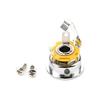 6.35Mm 1/4 Cal Gniazdo Jack Plate Holder do Telecaster Electric Guitar Parts
