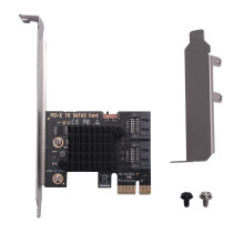 PCIe to 3.0 6G SSD Adapter PCI-E PCI Express X1 Controller Expansion Card Riser Add Card Mining Card