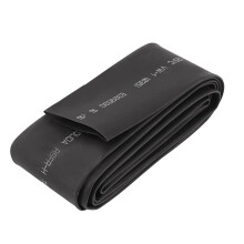 35mm Heat Shrink Tubing Black 2:1 Ratio for Wires and Cables,  Temp 125C Protection