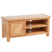 Mobília para TV buffet design prático 103 cm madeira de carvalho sólido 2502263