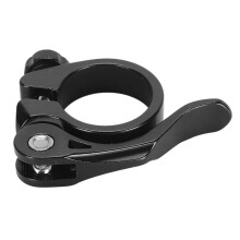 Lightweight 31.8mm Aluminum Alloy Bike Seatpost Clamp Quick Release Black