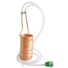 Wort Chiller 304 Stainless Steel Immersion Cooler for Rapid Homebrew Beer Cooling Coil 8M