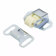 Cabinet Door Latch with Screws, Reliable Spring Catch for Furniture and Kitchen Cupboards