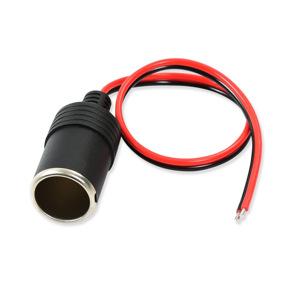 12V Car Cigarette Lighter Socket With Wiring Leads, Durable Automotive Power Outlet 9771547224167