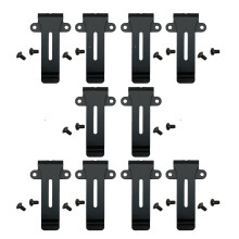 Belt Clip Replacement for Baofeng BF888S and Kenwood TK208 TK308 Two Way Radios 10 Pack Durable