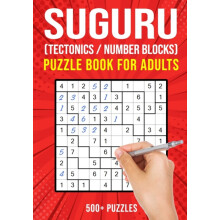 Suguru Puzzle Books for Adults by Puzzle King Publishing Paperback Boo