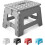 (Grey, 9") KEPLIN Heavy Duty Folding Step Stool for Home Use 1