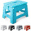 (Grey, 9") KEPLIN Heavy Duty Folding Step Stool for Home Use 9
