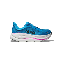 Hoka Womens Bondi 9 Skyward Blue/Neon fuchsia UK 5