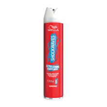 WELLA,250 ml (Pack of 1) Shockwaves Hairspray, Ultra Strong Power Hold, 250ml