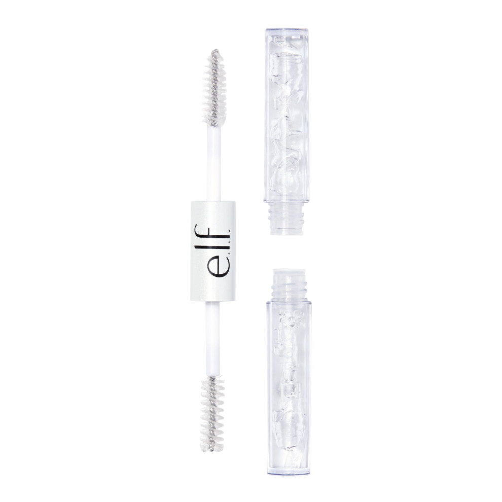 E.l.f. Clear Brow & Lash Mascara, 2.5Ml. Conditions Hairs, Soft Flexible Hold, All-Day Wear.