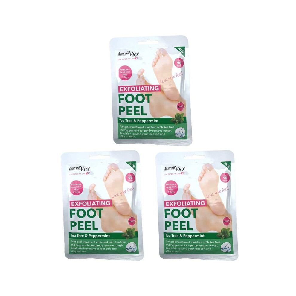 Photos - Cream / Lotion Derma V10 Exfoliating Foot Peel Mask,