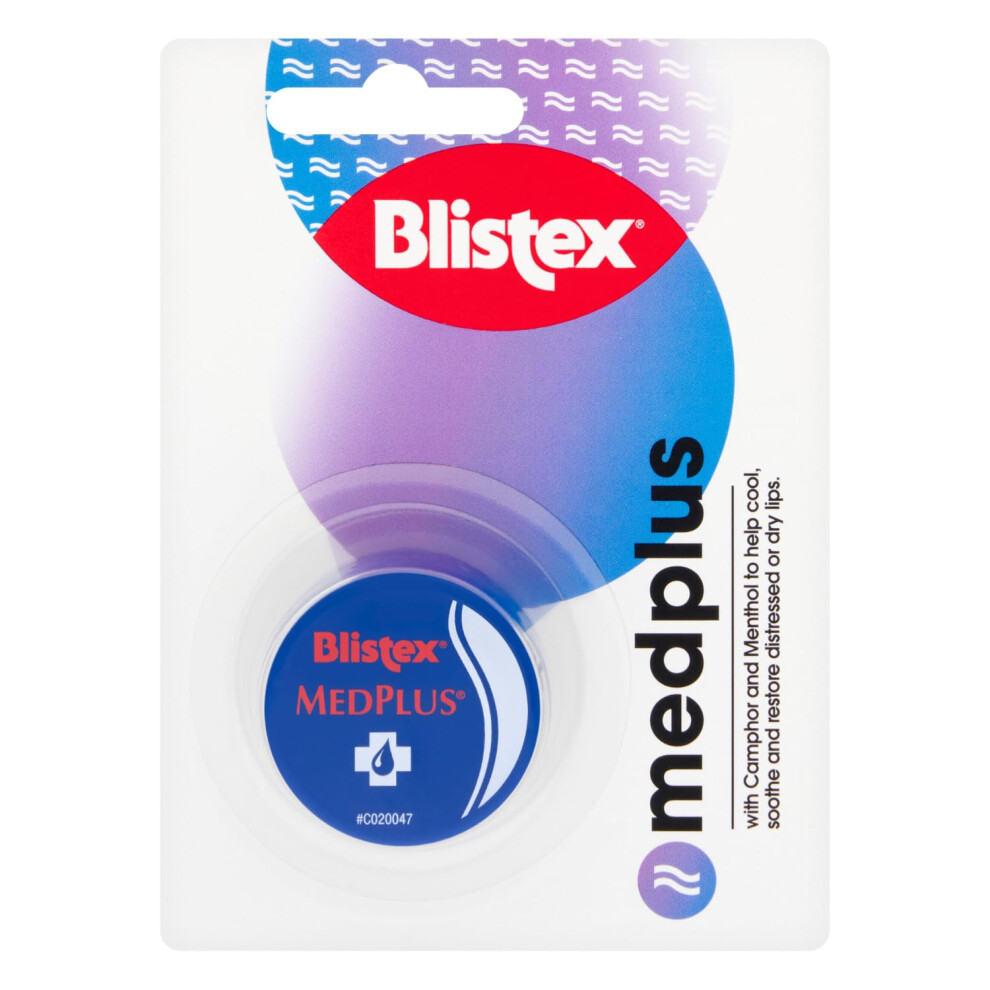 Blistex Medplus Lip Balm Jar, Helps Soothe Dry And Chapped Lips, Multipack 7G X 5