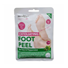 DermaV10 Exfoliating Foot Peel Tea Tree and Peppermint 1 Pair
