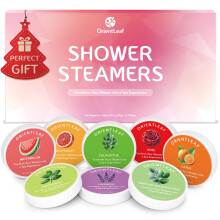 OrientLeaf Shower Steamers Aromatherapy, 8 Pcs Stress Relief Shower Bombs, Stocking Fillers, Valentines Gifts for Her, Birthday Gi