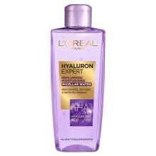 L'Oréal Paris Hyaluron Expert Replumping Micellar Water, 200ml, Concentrated Hyaluronic Acid, Removes Makeup, Hydrates Skin.