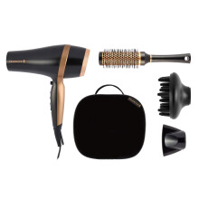 Remington Hair Dryer Gift Set, 2000W, Concentrator & Diffuser, Ceramic Ionic Grille, 3 Heat/2 Speed, Cool Shot, D6960GP.