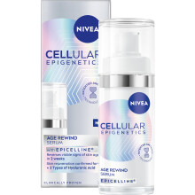 NIVEA CELLULAR Age Rewind Face Serum 30ml, Anti-Wrinkle with Triple Hyaluronic Acid for Firmer Skin.