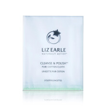 Liz Earle Pure Cotton Cloths, Gently Exfoliates & Buffs Away Impurities, Double Woven, 100% Cotton, 2 pack