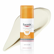 Eucerin Sun Face Pigment Control Sun Fluid SPF 50+ 50ml, Advanced Protection from Sun-Induced Hyperpigmentation, Facial Sunscreen
