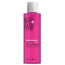 Nip + Fab Salicylic Fix Gel Cleanser (145ml) – Purifying Salicylic Acid Face Wash for Blemish-Prone & Oily Skin – Exfoliating Blac