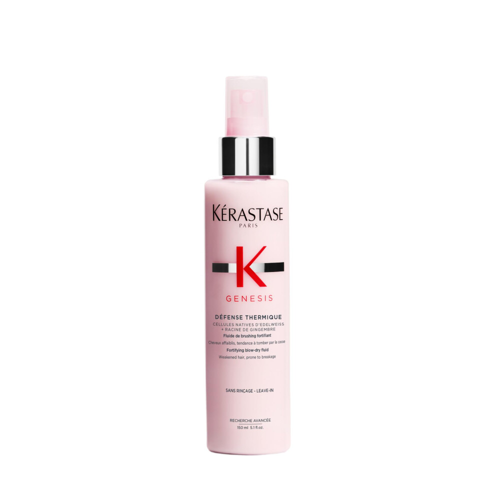 Kerastase Cream Kã©Rastase Genesis, Nourishing And Fortifying Blow-Dry Spray For Weakened Hair, With Ginger Root And Edelweiss Flower, Defen