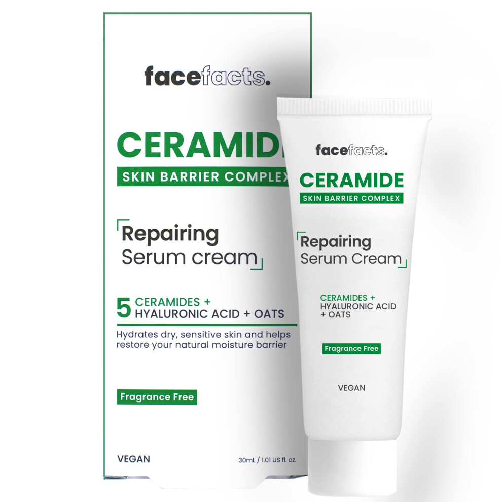 Face Facts Ceramide Repairing Serum | Repairs + Hydrates Skin | 30Ml
