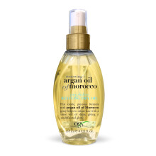 OGX Argan Oil of Morocco Weightless Reviving Dry Hair Oil Mist, Lightweight Hydration, Frizz Control, Shine Enhancement for Dry, Damaged Hair, Pa