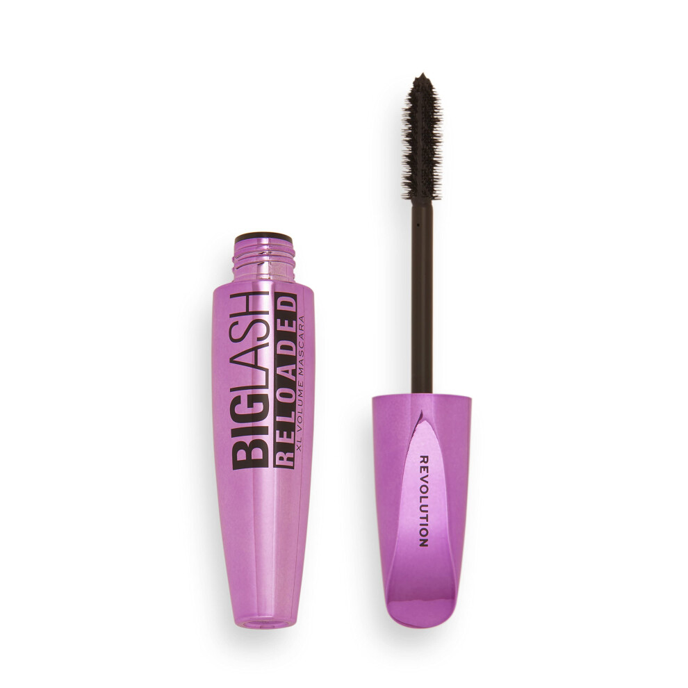 Revolution Beauty London Black Makeup Revolution Big Lash Reloaded Volume Mascara, Waterproof & Volumising, 8G