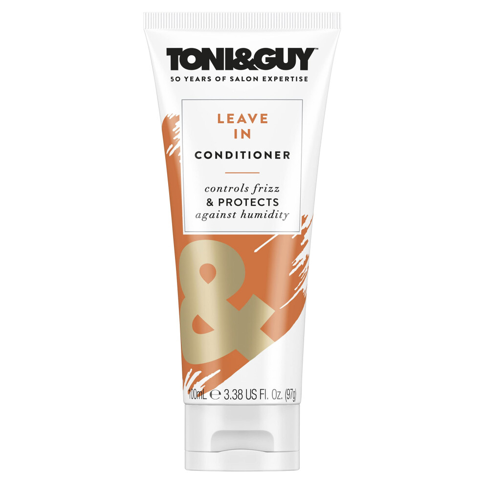 Toni&Guy Toni & Guy Leave In Conditioner For Damaged Hair, Controls Frizz & Protects Against Humidity, Perfect For Smoother And Softer Hair