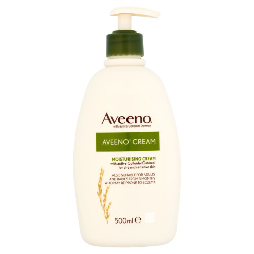 Aveeno Aveeno Moisturising Cream 500ml - Pack of 4 1