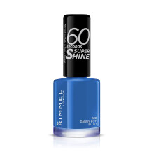 Rimmel 60 Seconds Super Shine Nail Polish - 8 ml, Danny Boy Blue