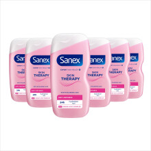 Sanex Skin Therapy Anti-Dryness Shower Cream, 450ml, Relieves Dryness & Itchiness, Amino Acid Complex with Hyaluronic Acid, 0% Sulphates