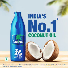 Parachute 100 Pure and Natural Unrefined Coconut Oil No Chemicals Ad