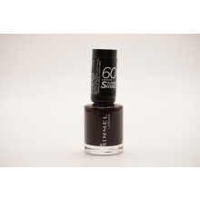 Rimmel London Rita Ora 60 Seconds Super Shine Nail Polish, 901 Darkest Desires, 8 ml, Packaging May Vary
