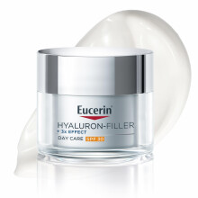 Eucerin Hyaluron-Filler Day SPF 30 50ml, Anti-Wrinkle Day Cream for Refined Skin, Nourishing Triple-Effect Anti-Ageing Moisturiser