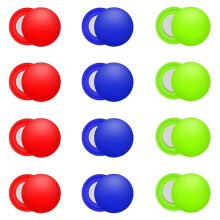 12Pcs Running Bib Clips Magnets Number Buckle Number Holder Race Bib Securing Running Gear
