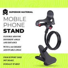 70 cm Mobiltelefon Lazy Stand Kan Böjas Skrivbord Ovanför Fotografering Ligga Ner för Att Titta på Drama Fast Stand