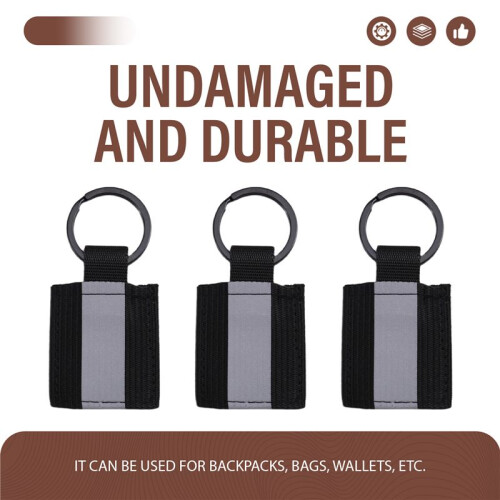 Reflective Pendants Reflective Keychains Backpack Cycling Reflective Accessories Double-Sided Reflective Markers 1