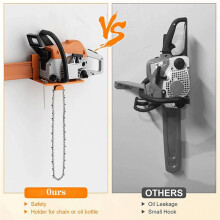 Chainsaw Holder, Chainsaw Wall Mount for MS250, MS251, MS170, MS171, MS172 Heavy Duty Chainsaw Rack Garage Storage